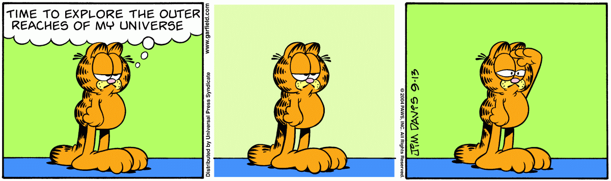 Garfield, September 13, 2004