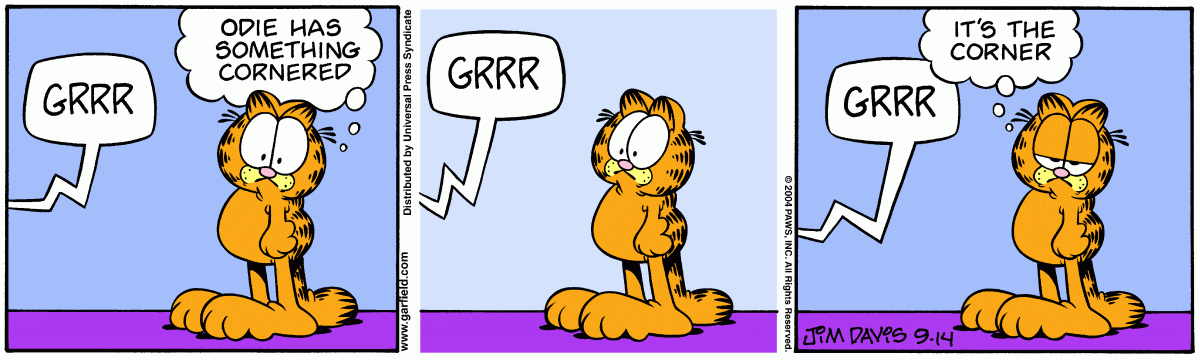 Garfield, September 14, 2004