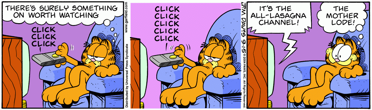 Garfield, September 15, 2004