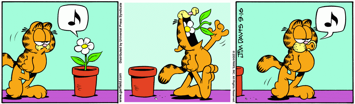 Garfield, September 16, 2004