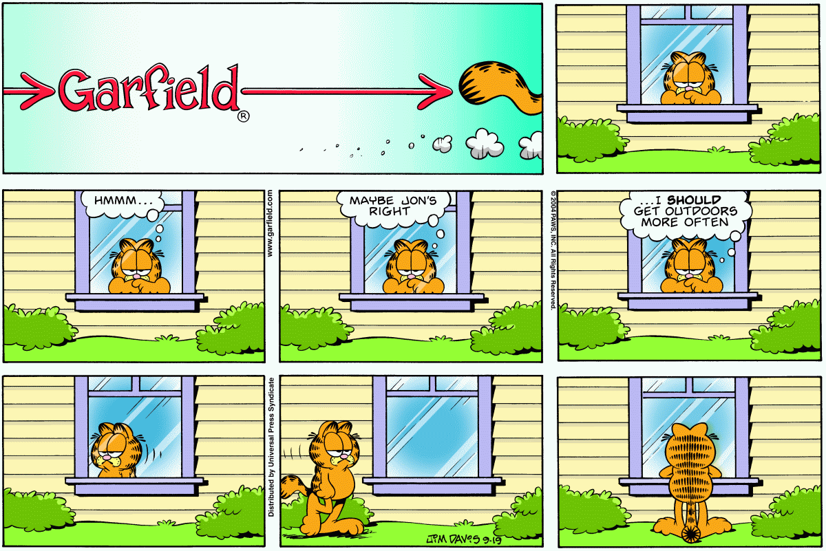 Garfield, September 19, 2004