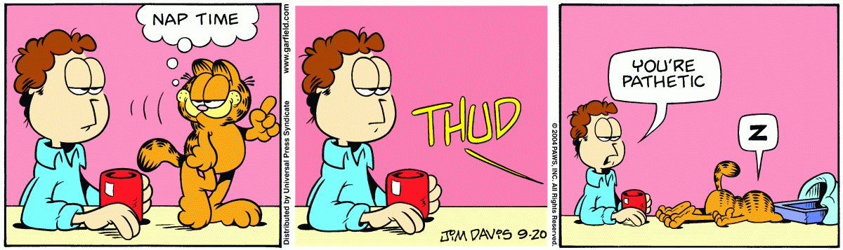 Garfield, September 20, 2004