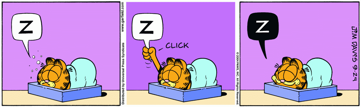 Garfield, September 24, 2004