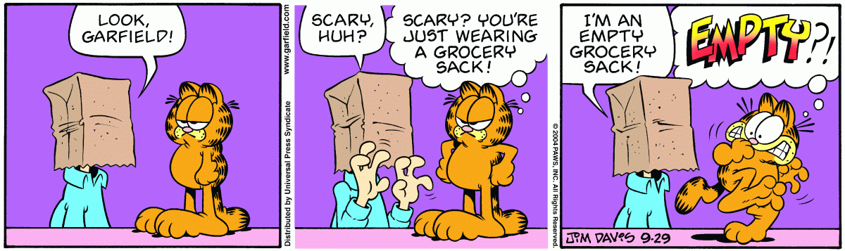 Garfield, September 29, 2004