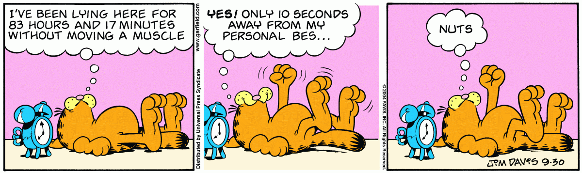 Garfield, September 30, 2004