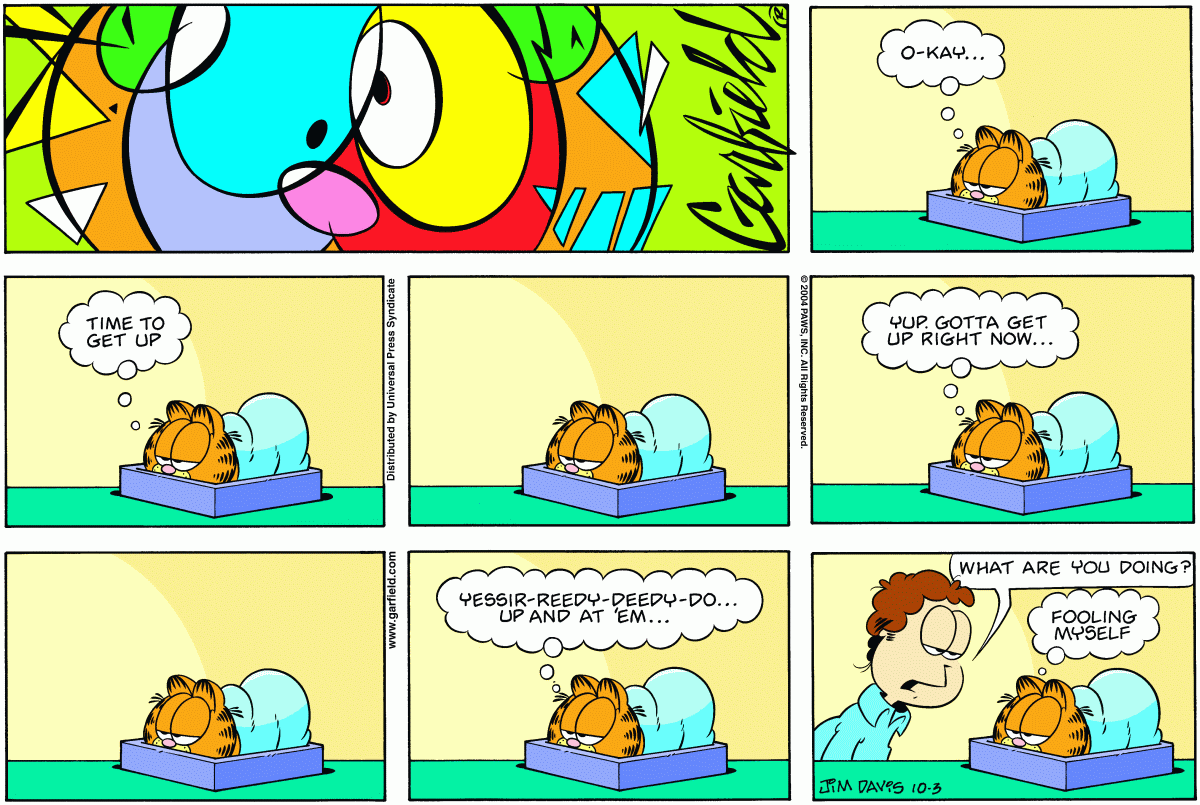 Garfield, October 3, 2004
