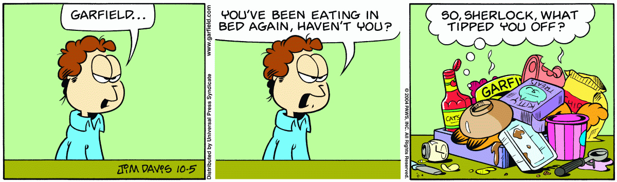 Garfield, October 5, 2004
