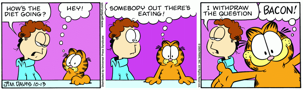 Garfield, October 13, 2004