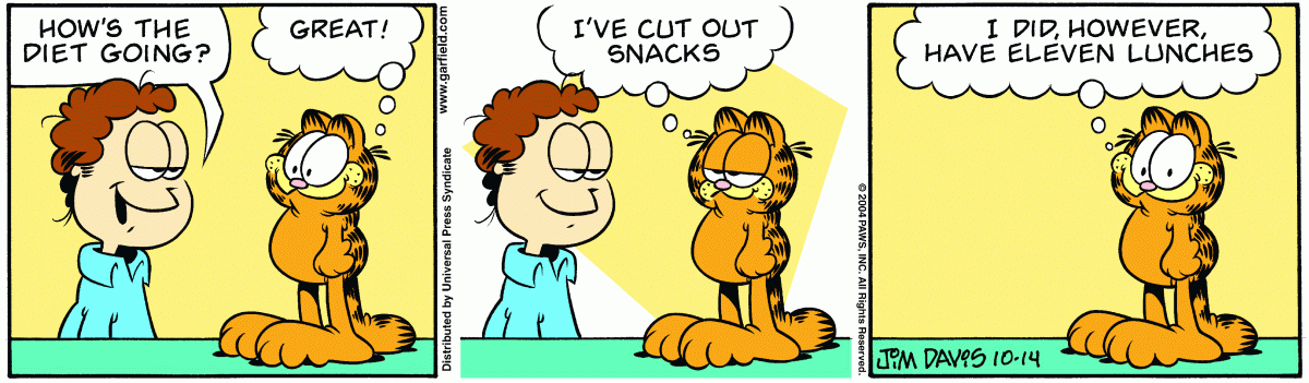 Garfield, October 14, 2004