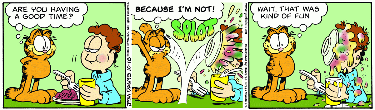 Garfield, October 16, 2004