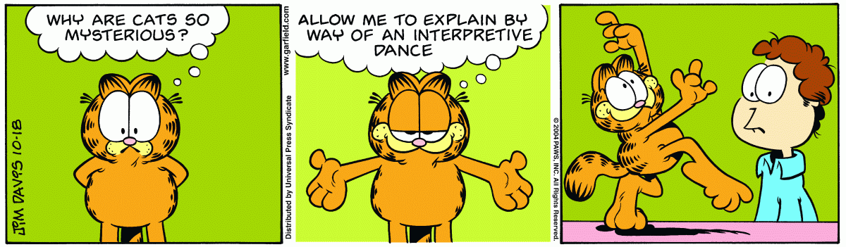 Garfield, October 18, 2004