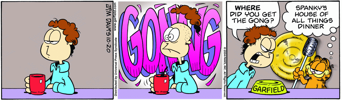 Garfield, October 20, 2004