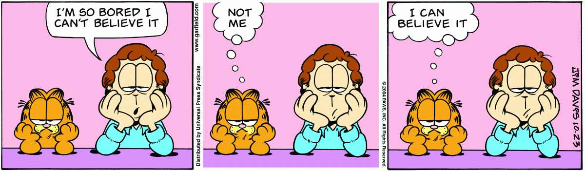 Garfield, October 23, 2004