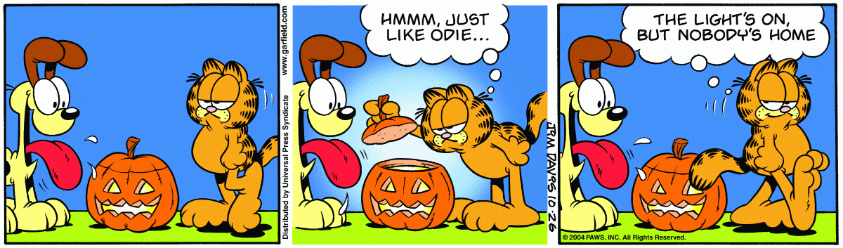 Garfield, October 26, 2004