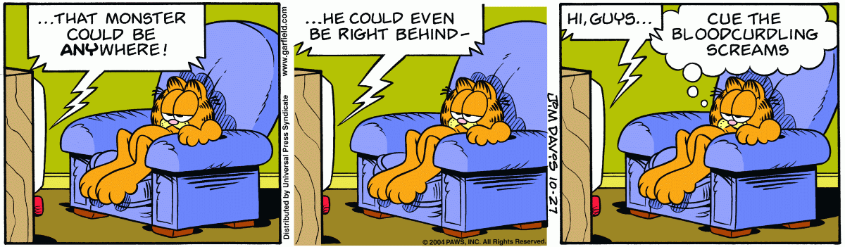 Garfield, October 27, 2004