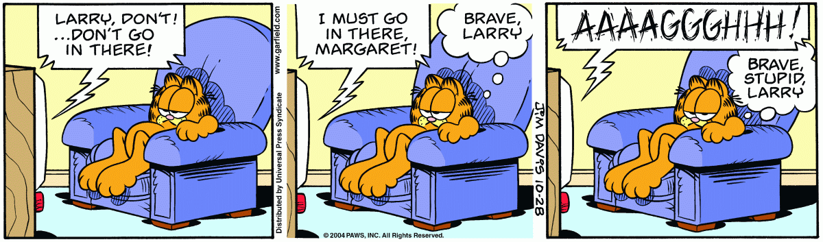 Garfield, October 28, 2004