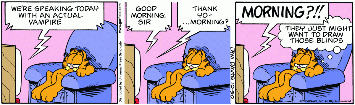 Garfield, October 30, 2004