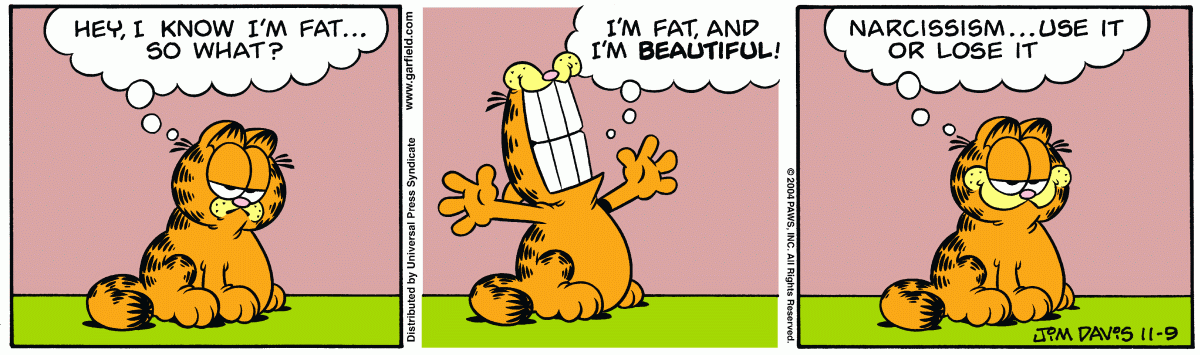 Garfield comic strip for Tuesday, November 9, 2004