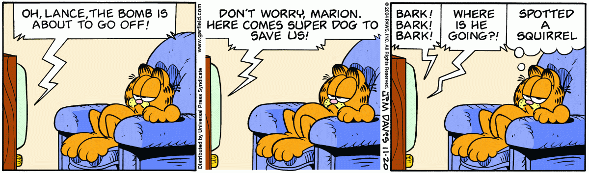Garfield, November 20, 2004
