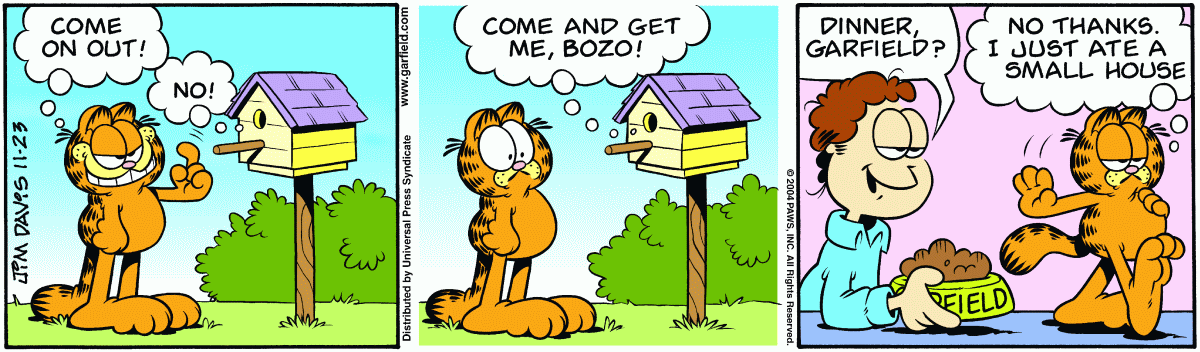 Garfield, November 23, 2004