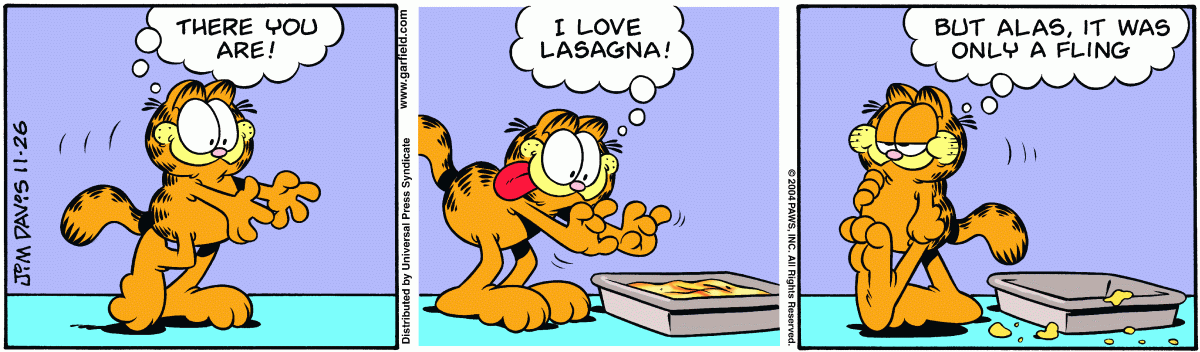Garfield, November 26, 2004