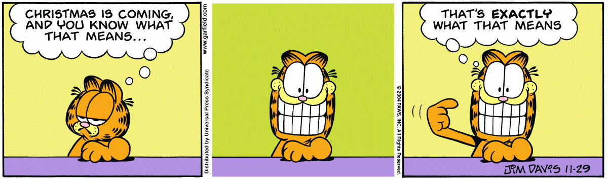 Garfield, November 29, 2004