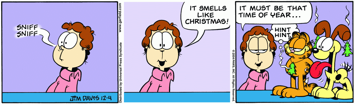 Garfield, December 4, 2004