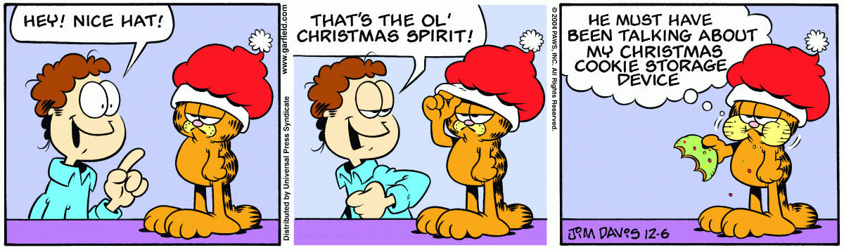 Garfield, December 6, 2004