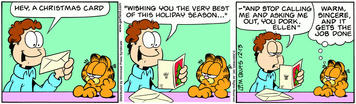 Garfield, December 13, 2004