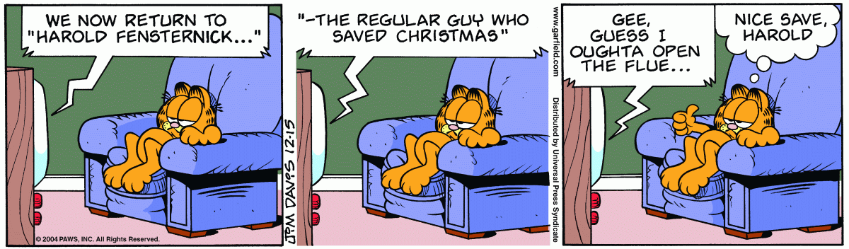 Garfield, December 15, 2004