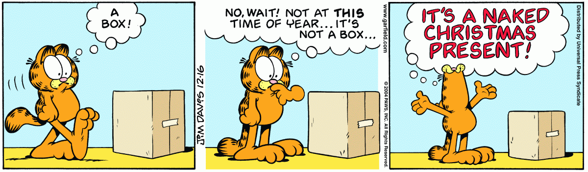 Garfield, December 16, 2004