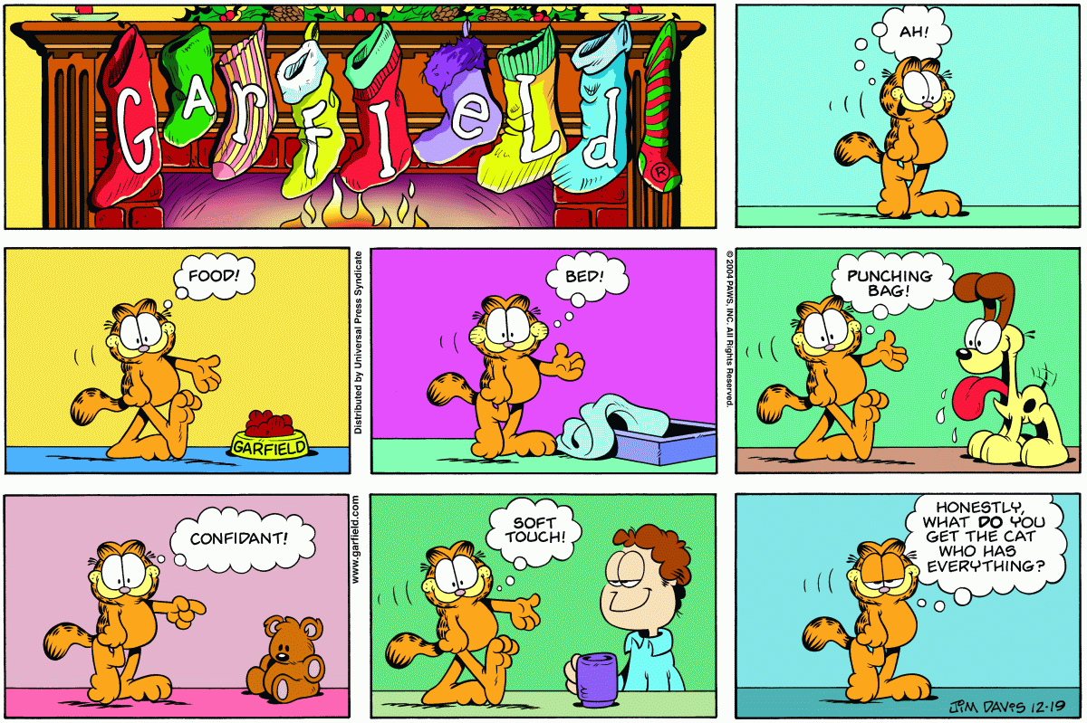 Garfield, December 19, 2004