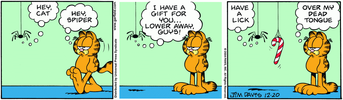 Garfield, December 20, 2004