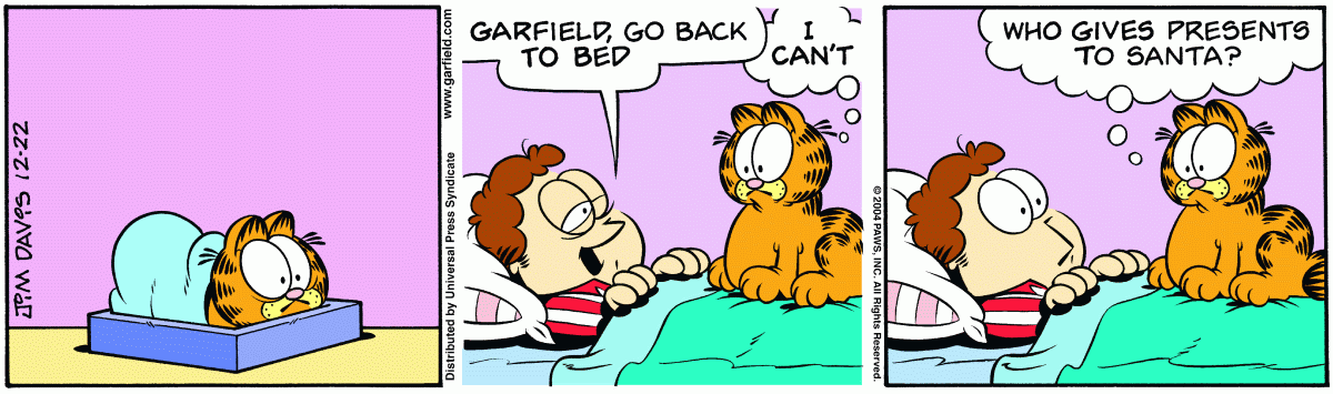 Garfield, December 22, 2004