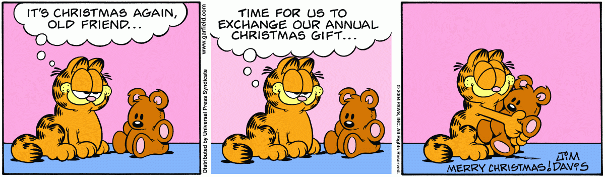 Garfield, December 25, 2004