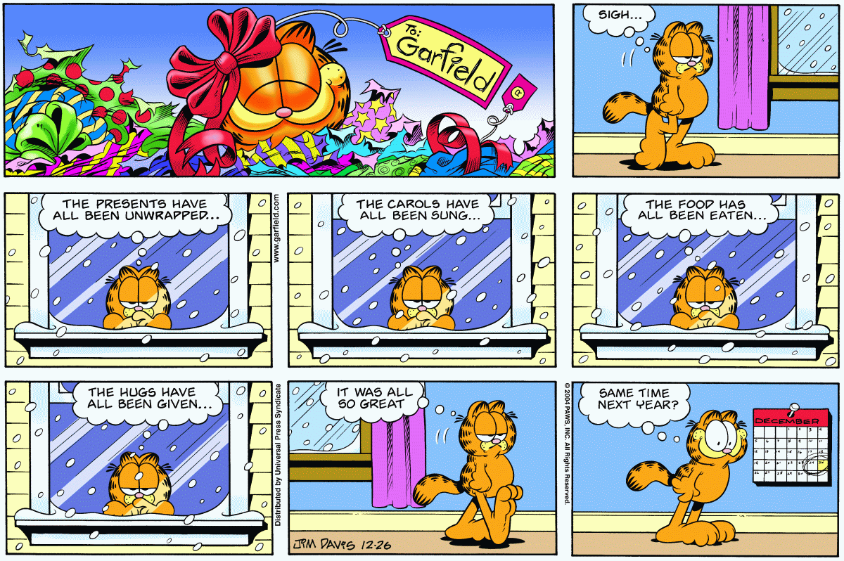 Garfield, December 26, 2004