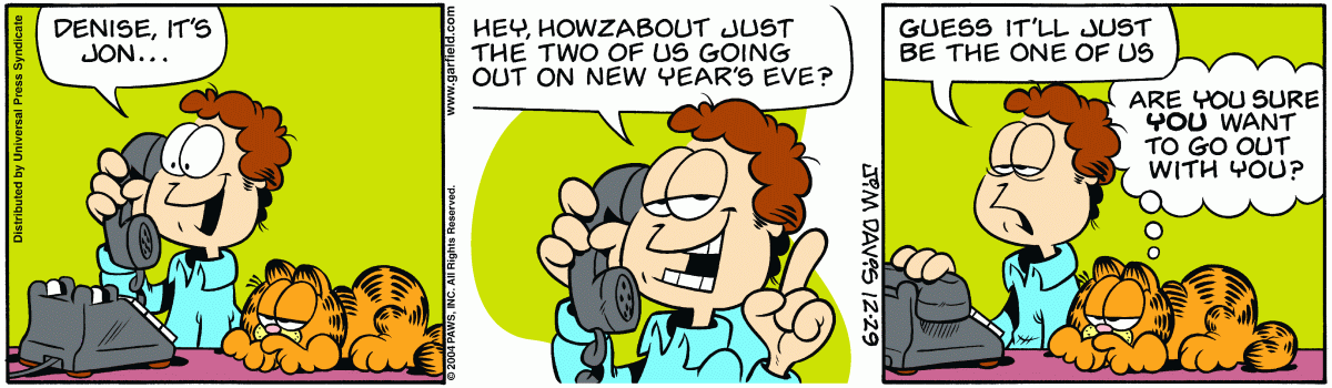 Garfield, December 29, 2004