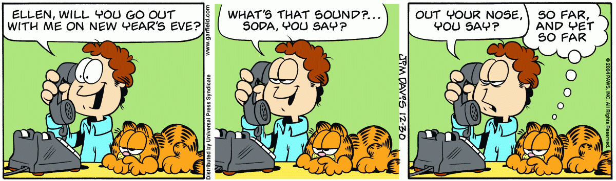 Garfield, December 30, 2004