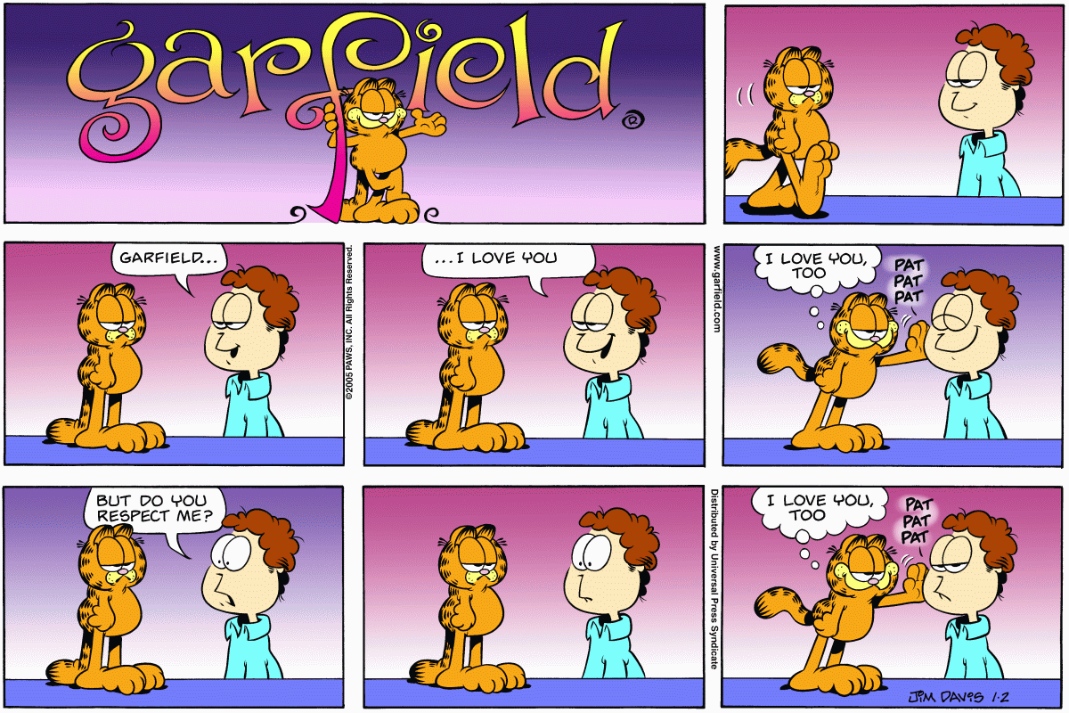 Garfield, January 2, 2005