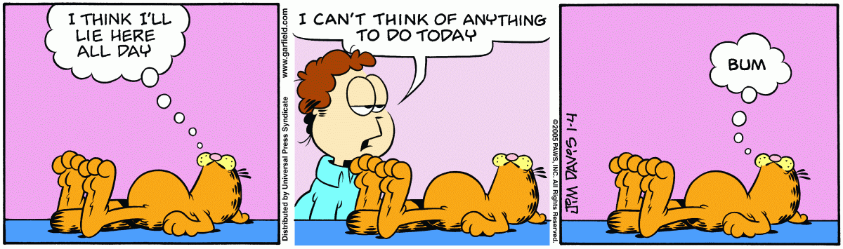 Garfield, January 4, 2005