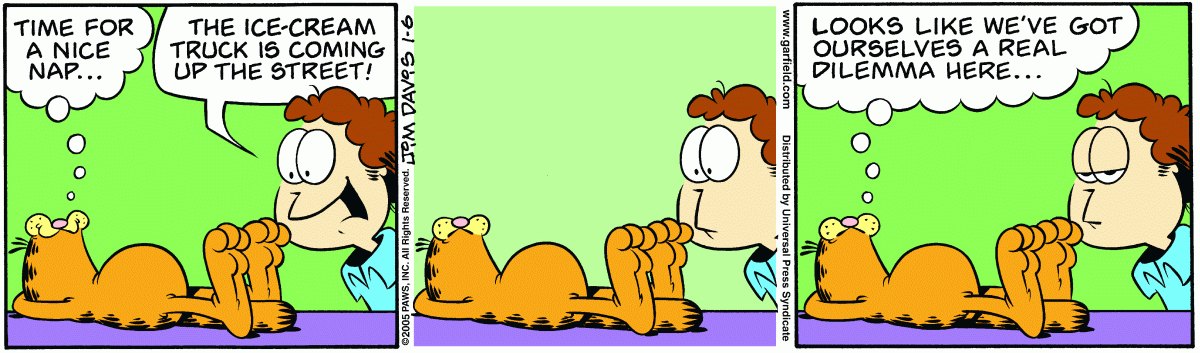 Garfield, January 6, 2005