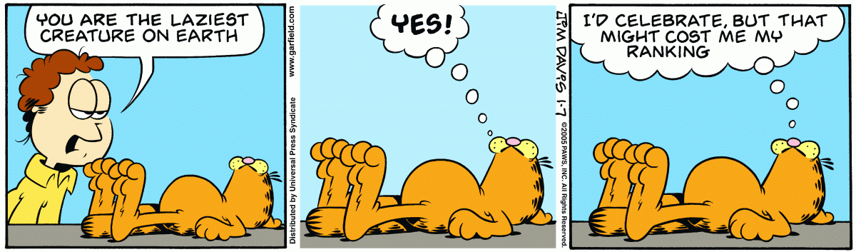Garfield, January 7, 2005