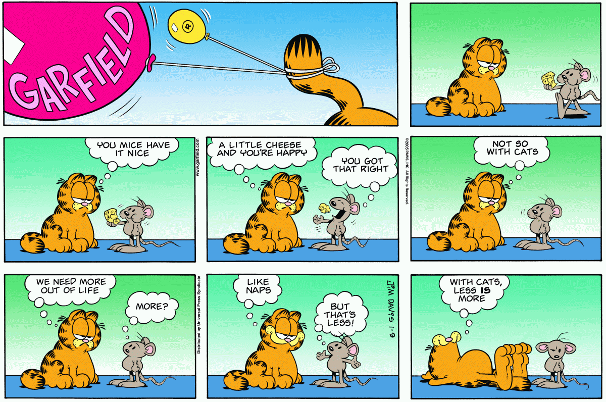 Garfield, January 9, 2005