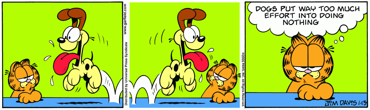 Garfield, January 13, 2005