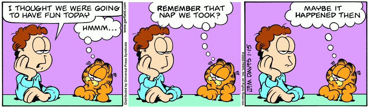 Garfield, January 15, 2005