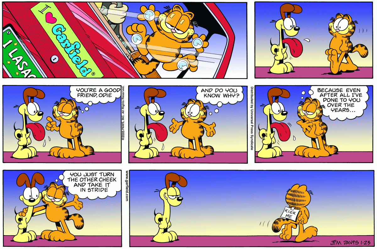 Garfield, January 23, 2005