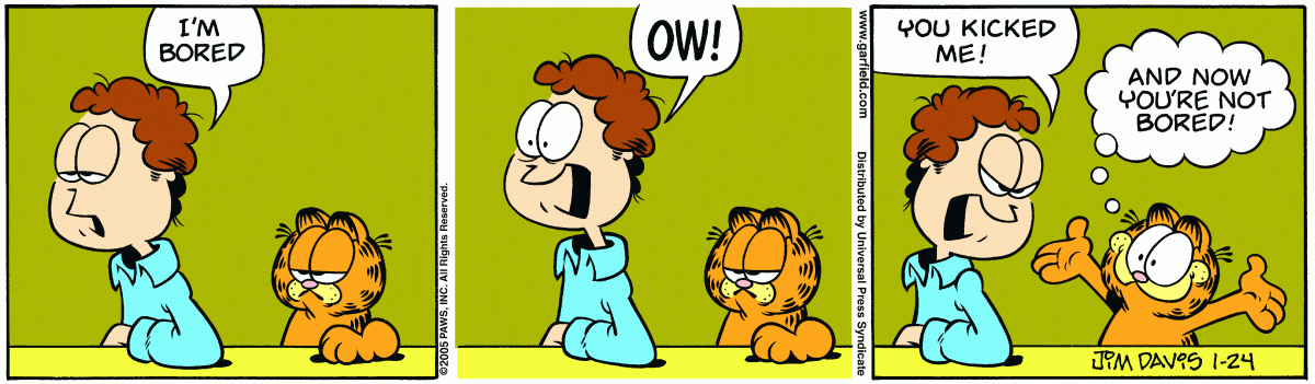 Garfield, January 24, 2005