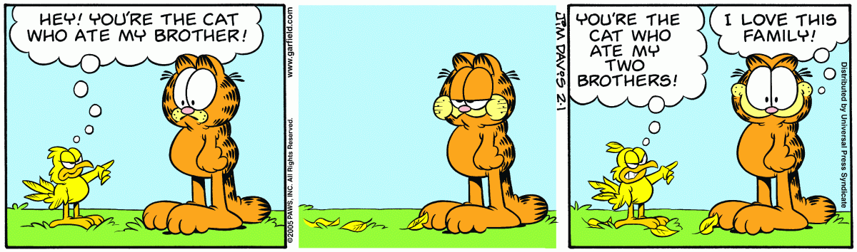 Garfield, February 1, 2005
