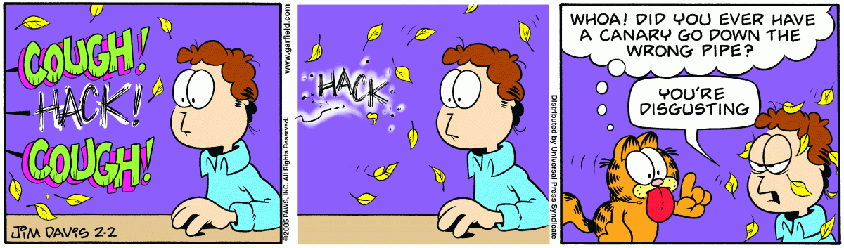 Garfield, February 2, 2005