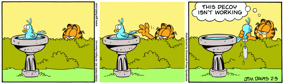 Garfield, February 3, 2005